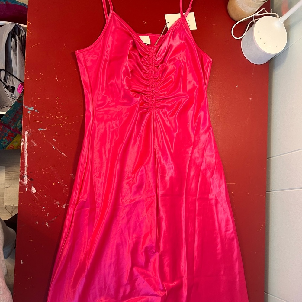 HOT PINK TARGET DRESS